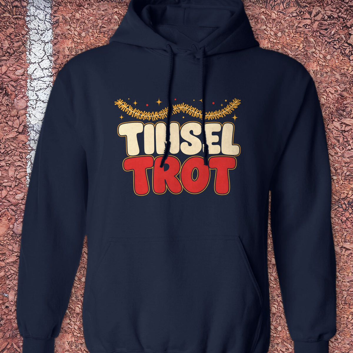 Tinsel Trot Hoodie - Navy