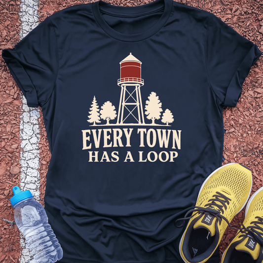 Town Loop T-Shirt - Navy