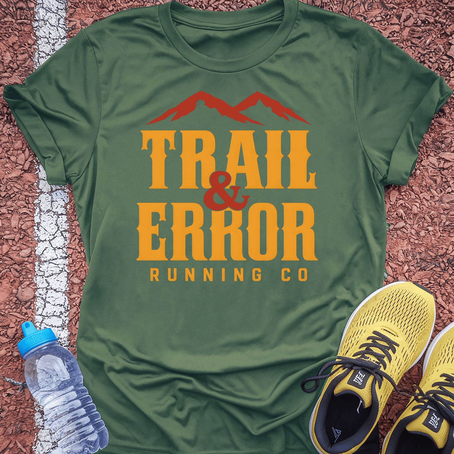 Trail & Error T-Shirt - Military Green