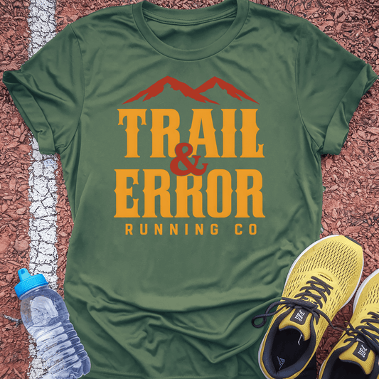 Trail & Error T-Shirt - Military Green