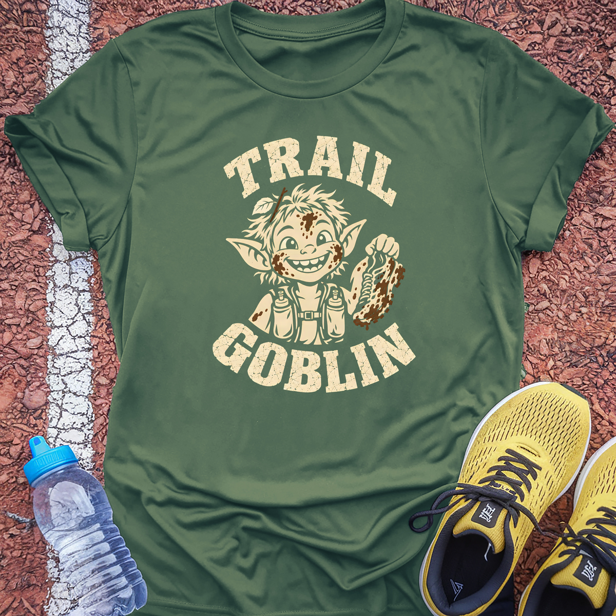 Trail Goblin Tech Tee - Forest Green