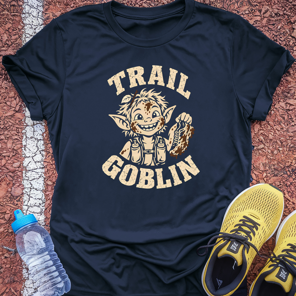 Trail Goblin Tech Tee - True Navy