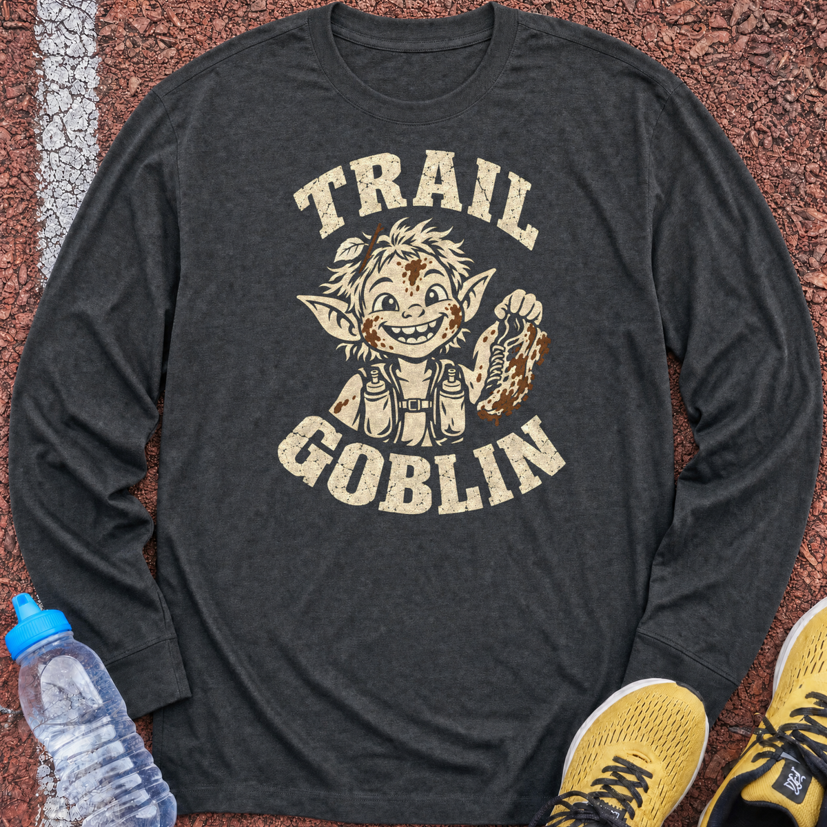 Trail Goblin Long Sleeve - Dark Heather