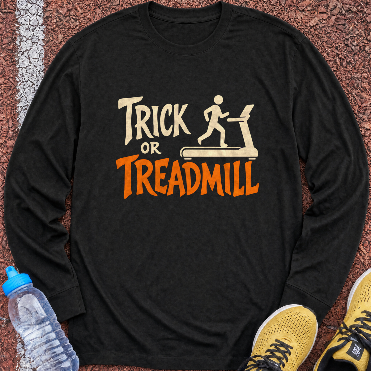 Trick or Treadmill Long Sleeve - Black