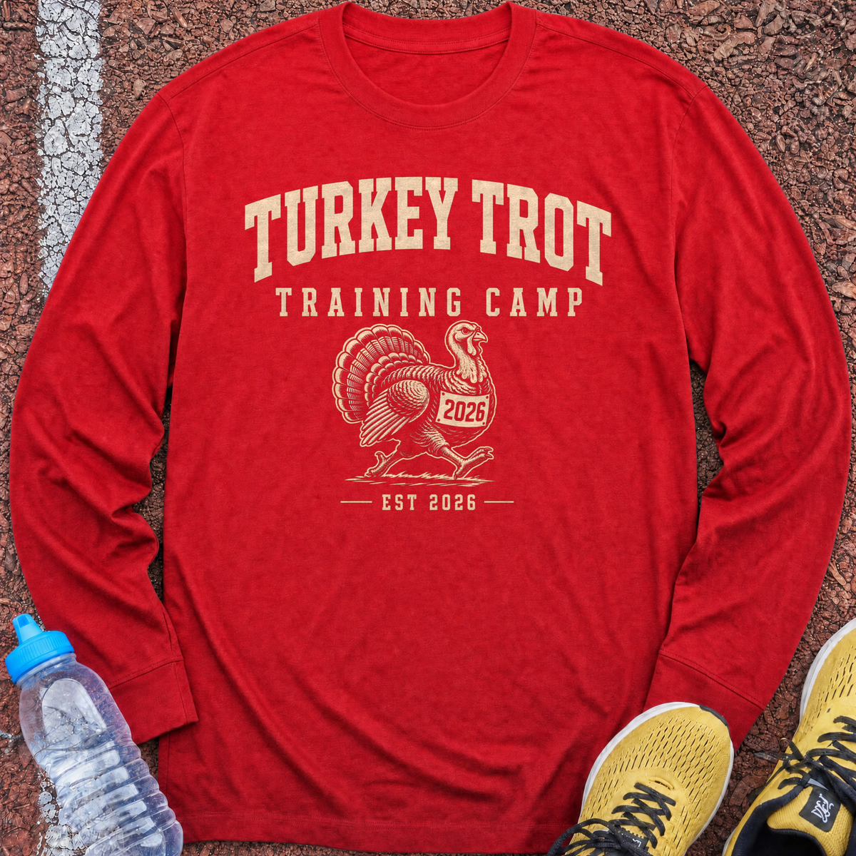Turkey Trot Long Sleeve - Red