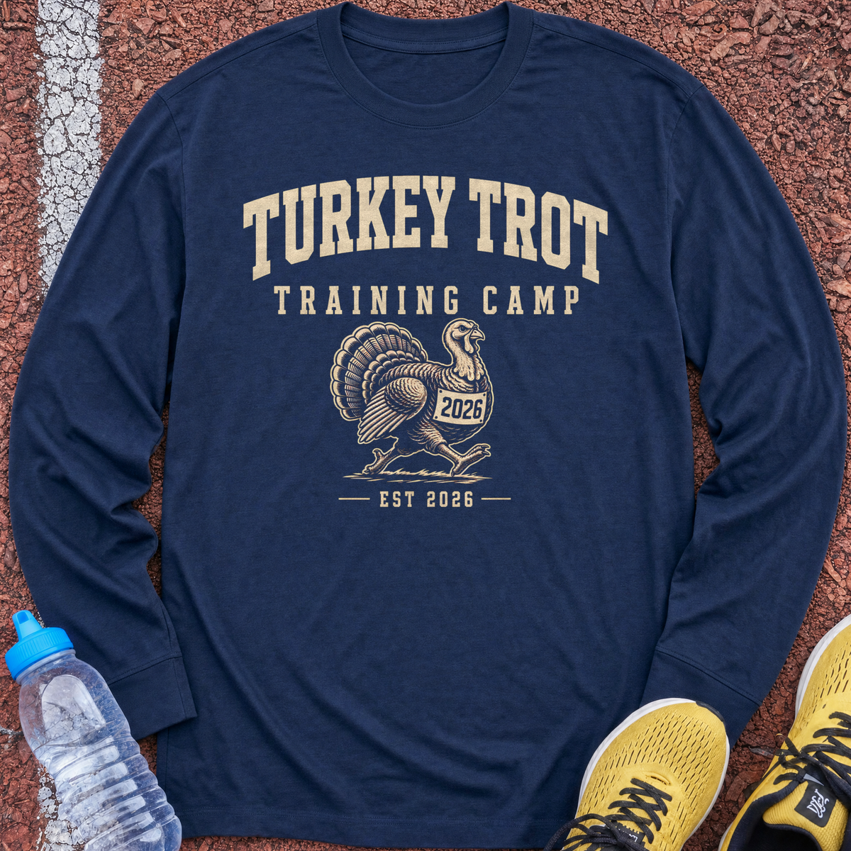 Turkey Trot Long Sleeve - Navy