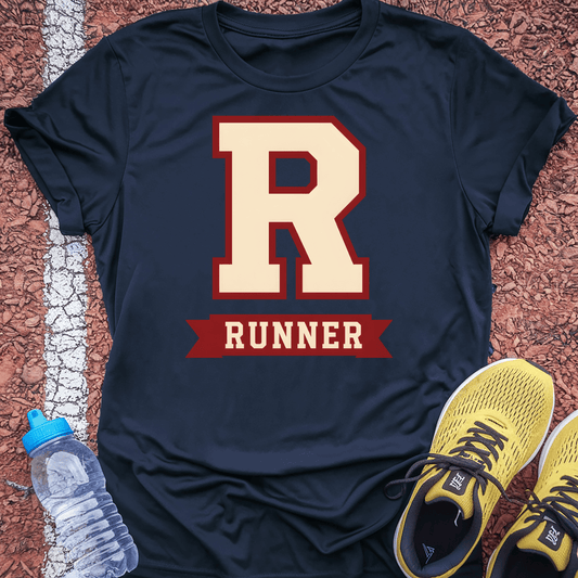 Varsity R T-Shirt - Navy
