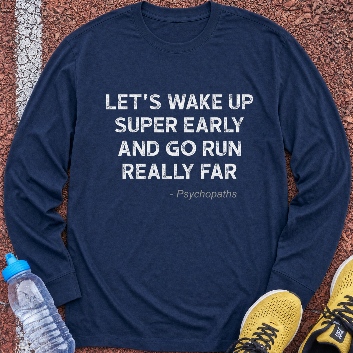 Wake Up Early Long Sleeve - Navy