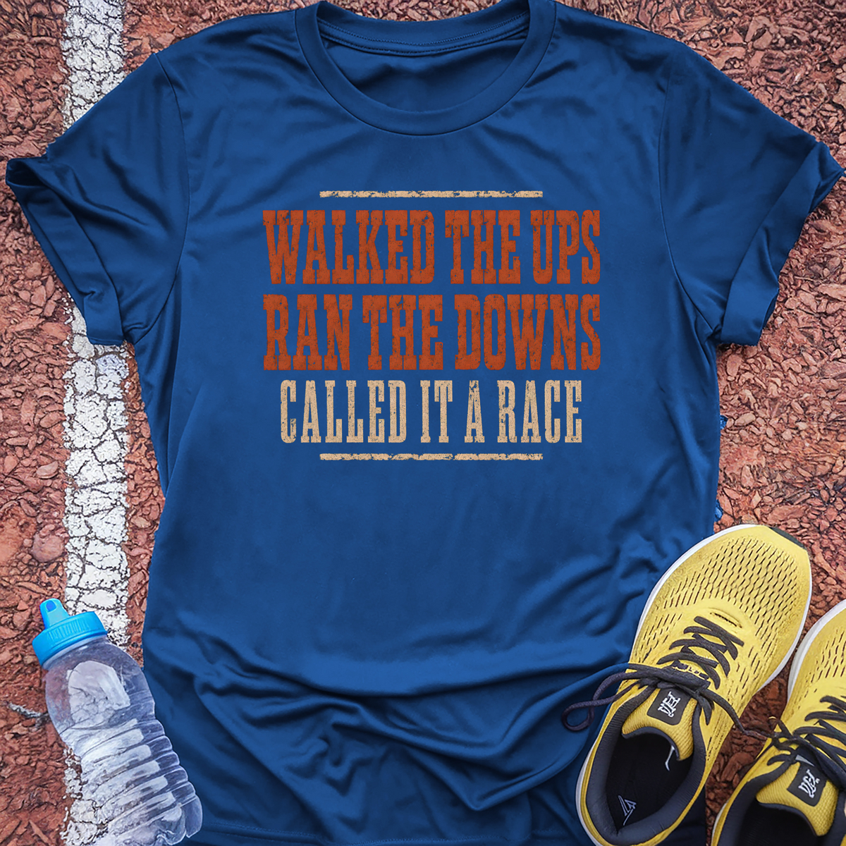 Walked The Ups T-Shirt - Royal