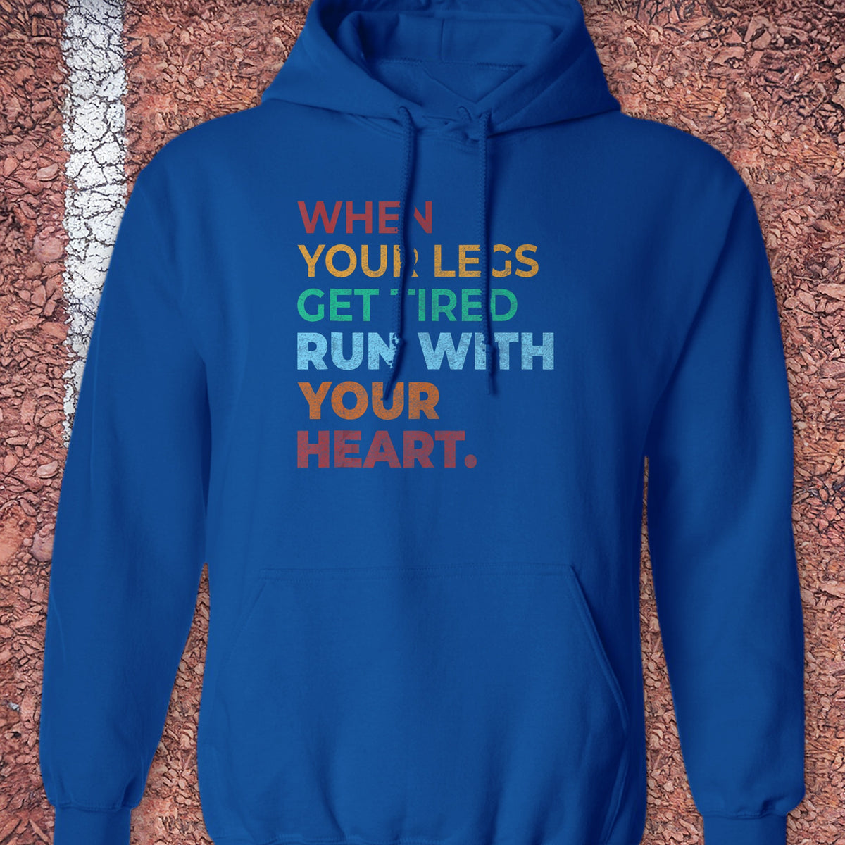 With Your Heart Hoodie - Royal