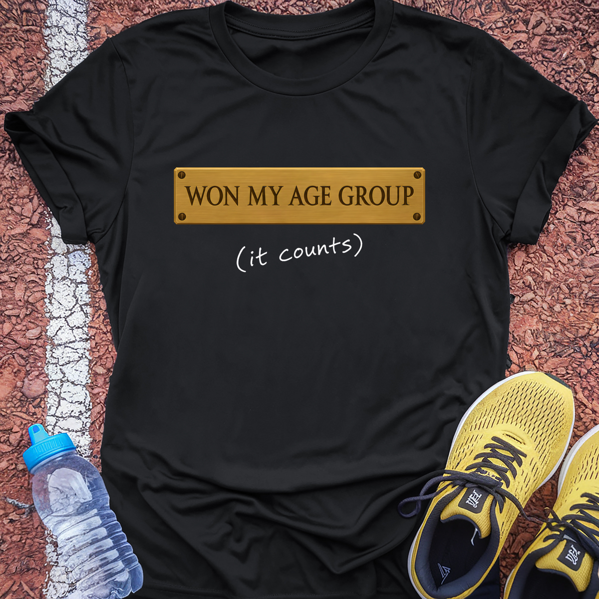 Age Group It Counts T-Shirt - Black