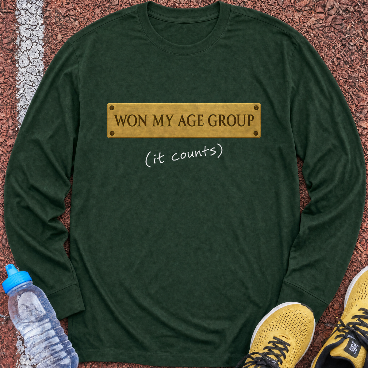 Age Group It Counts Long Sleeve - Forest Green