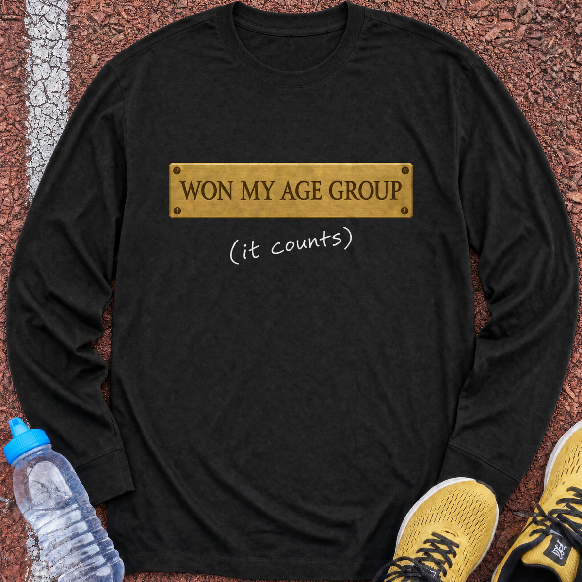 Age Group It Counts Long Sleeve - Black