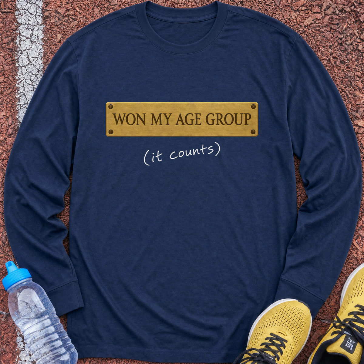 Age Group It Counts Long Sleeve - Navy