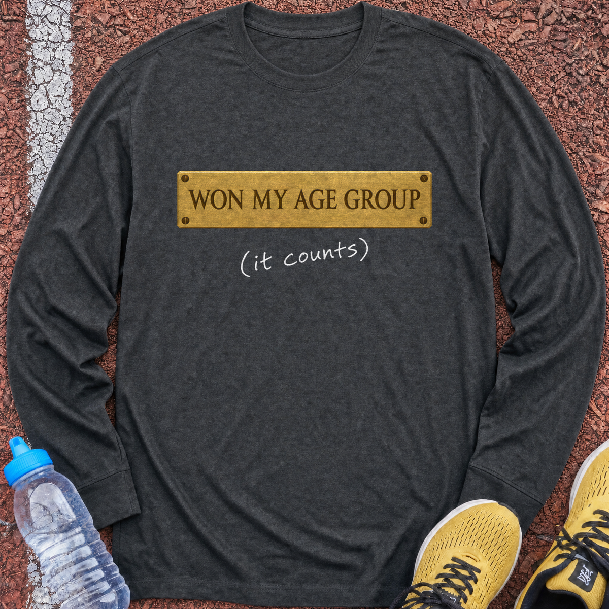 Age Group It Counts Long Sleeve - Dark Heather