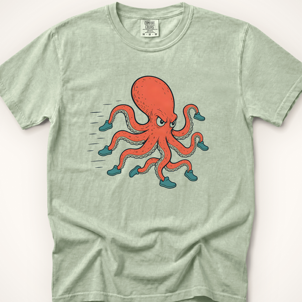 Running Octopus T-Shirt - Bay
