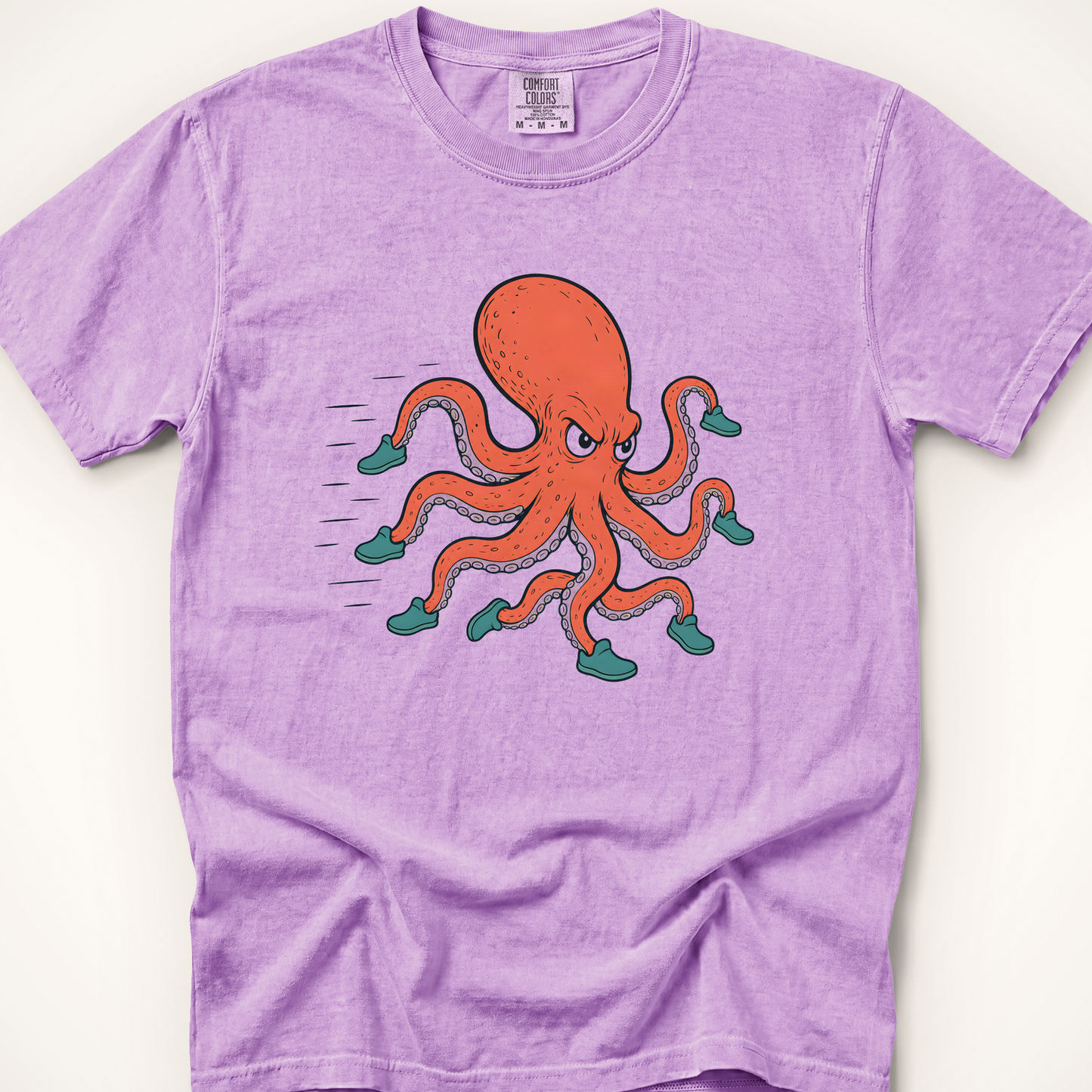 Running Octopus T-Shirt - Orchid