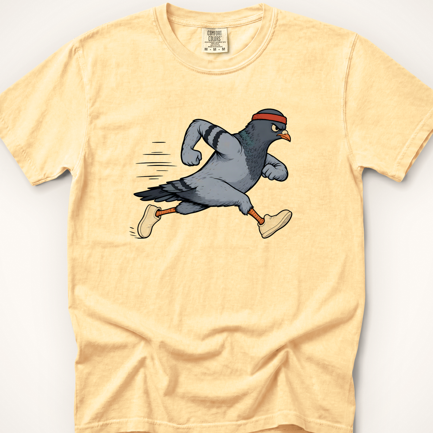 Running Pigeon T-Shirt - Butter