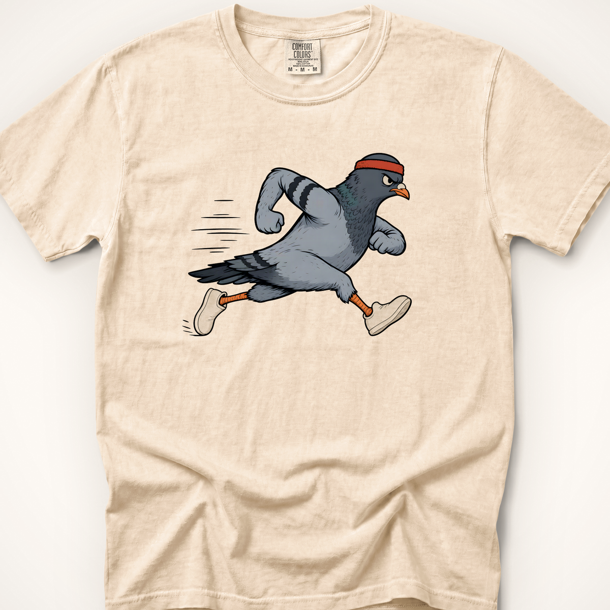 Running Pigeon T-Shirt - Ivory
