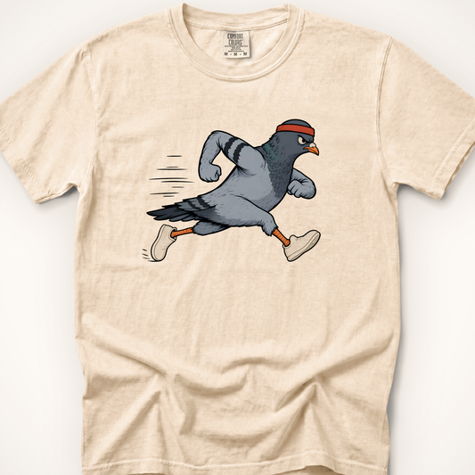 Running Pigeon T-Shirt - Ivory