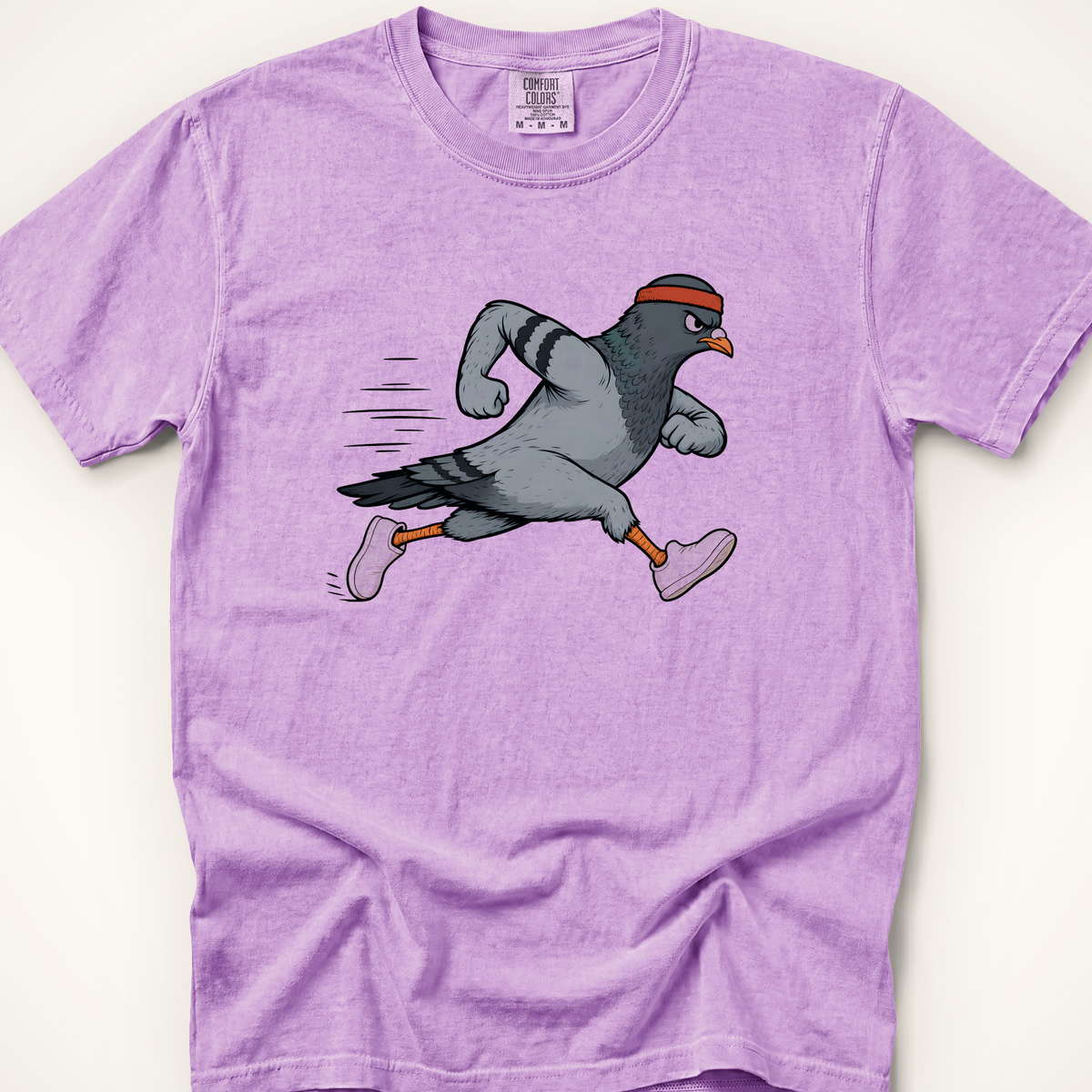 Running Pigeon T-Shirt - Orchid