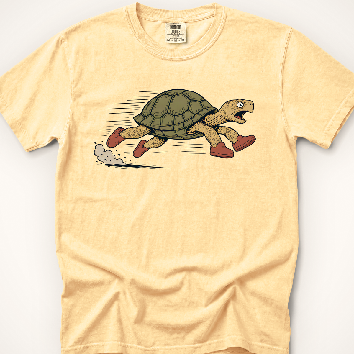 Running Tortoise T-Shirt - Butter
