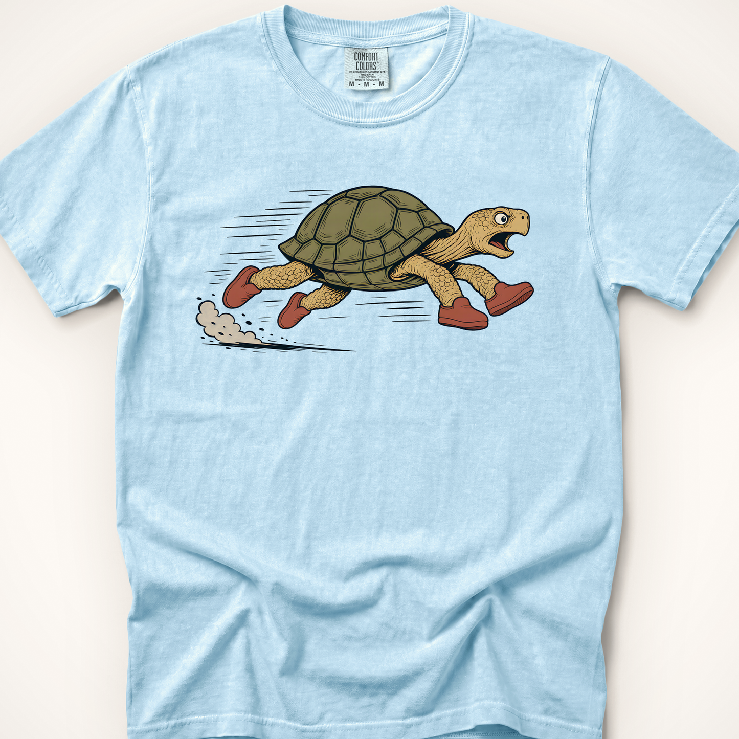 Running Tortoise T-Shirt - Chambray