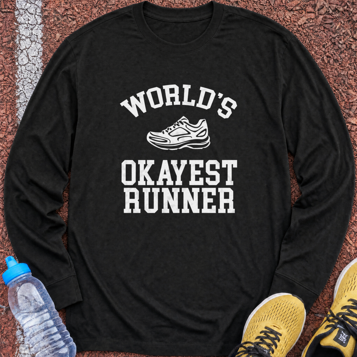 Okayest Runner Long Sleeve - Black