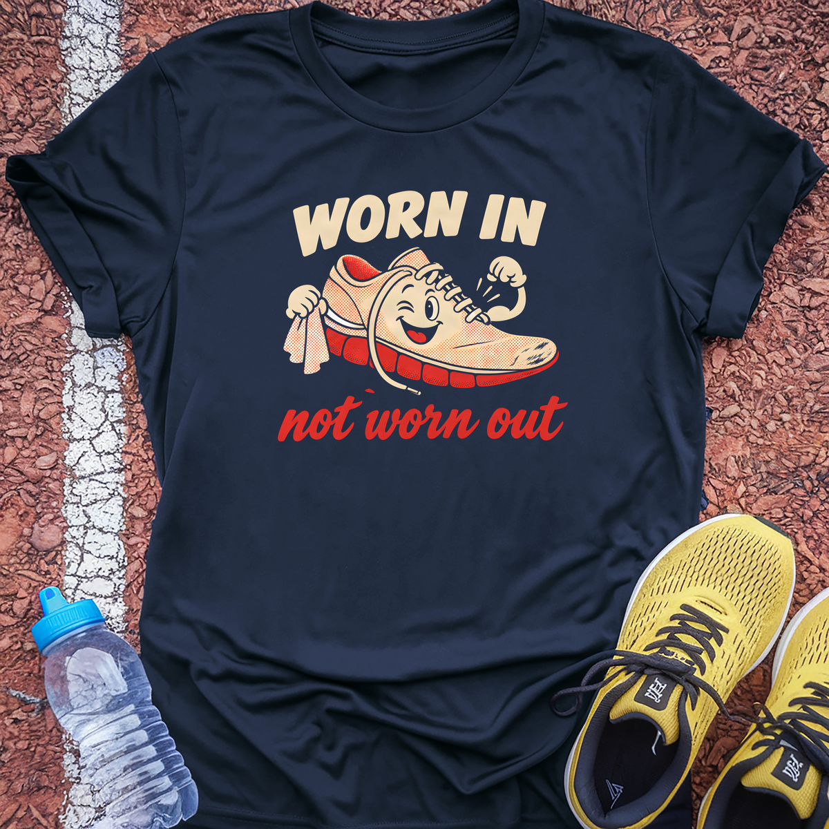 Worn In Not Worn Out Tech Tee - True Navy