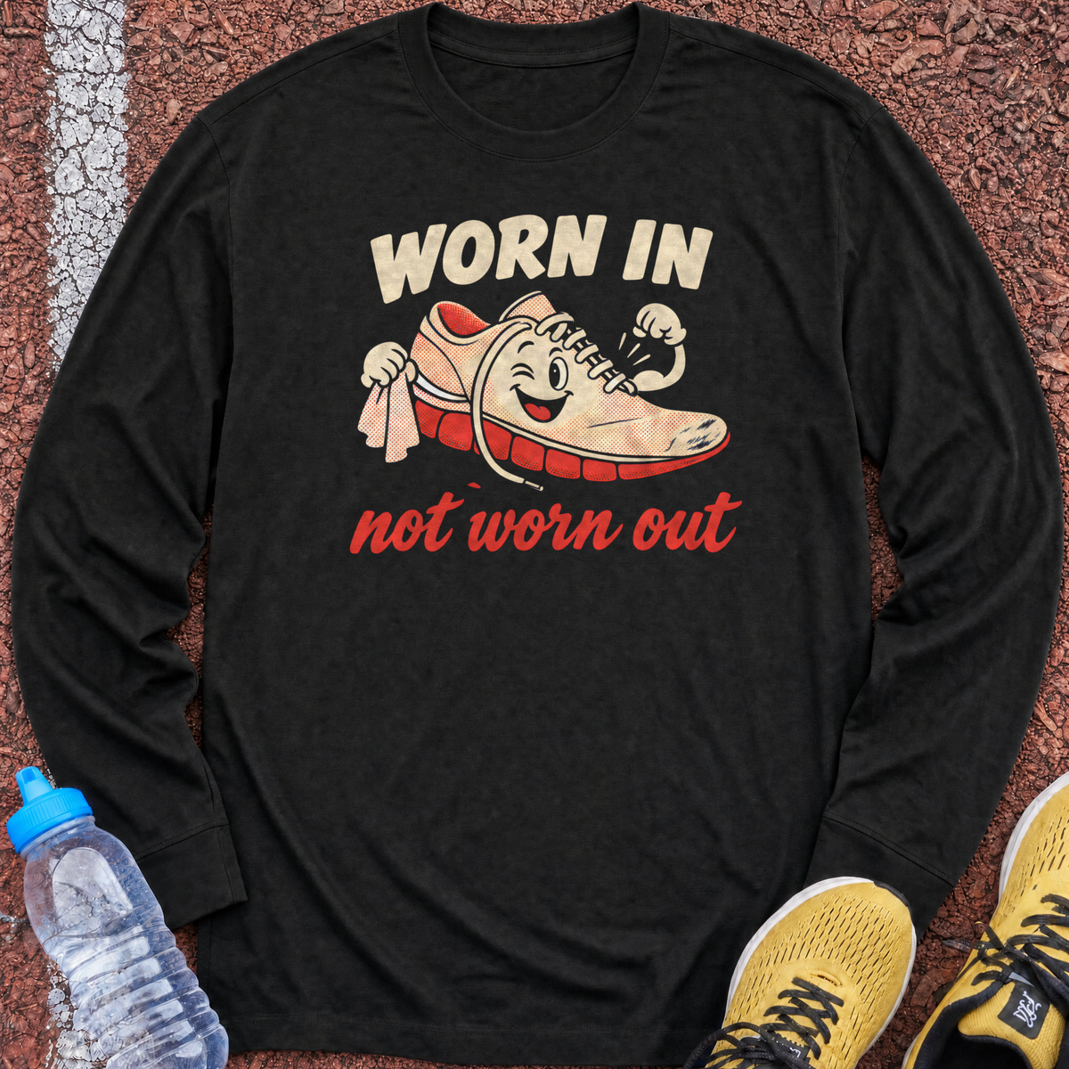 Worn In Not Worn Out Long Sleeve - Black