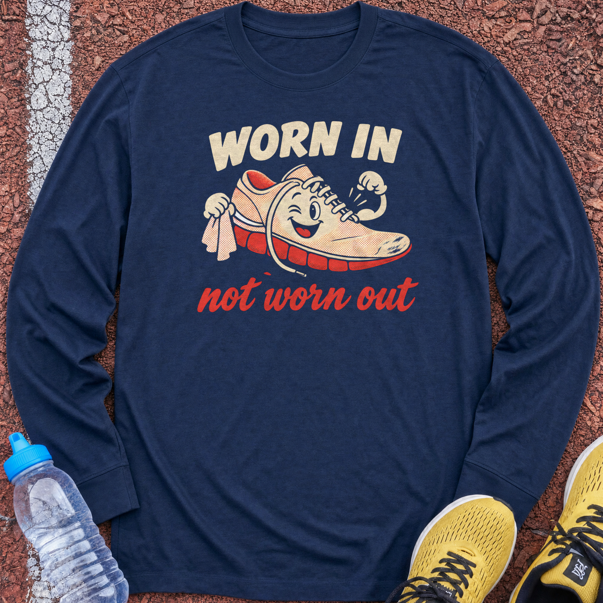 Worn In Not Worn Out Long Sleeve - Navy