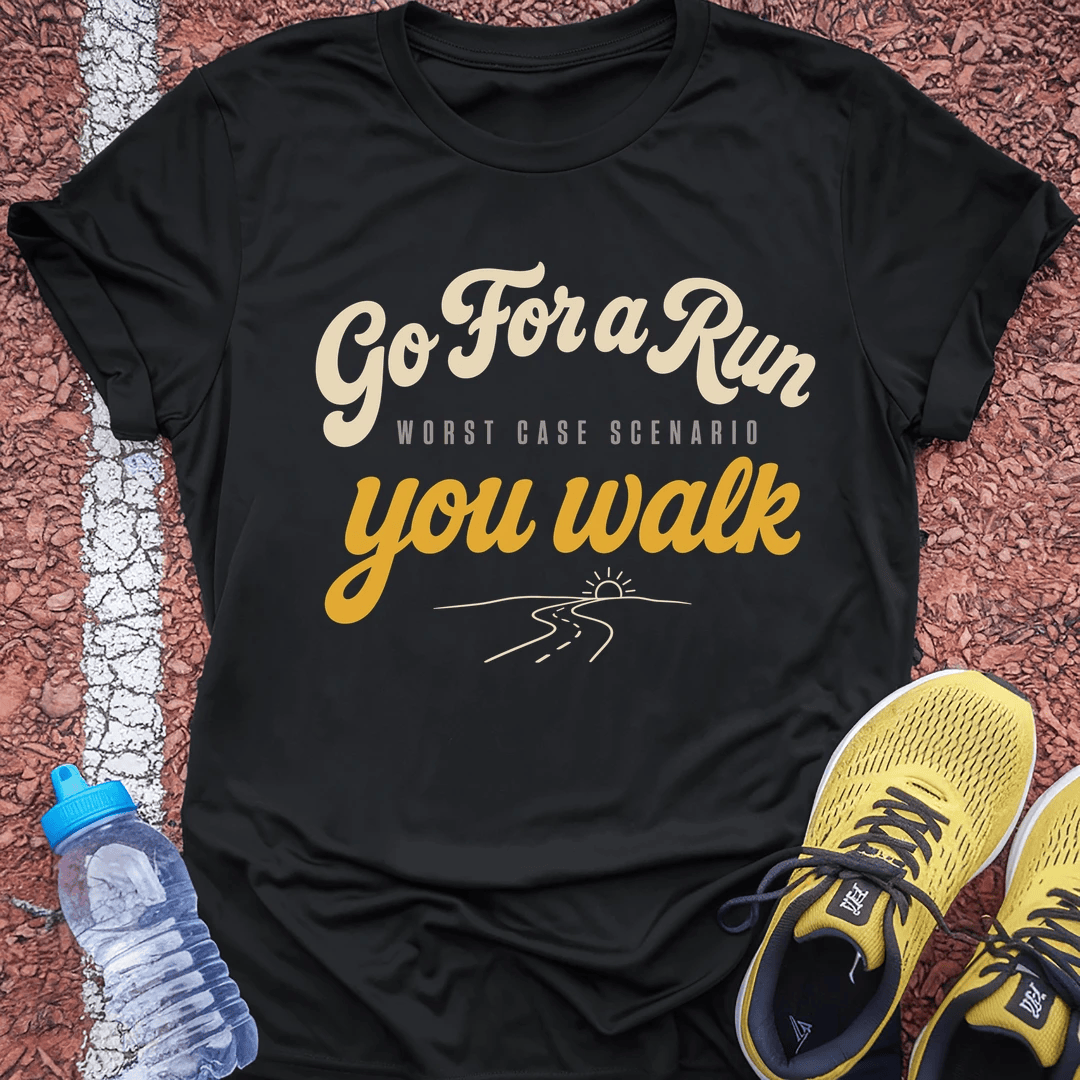 You Walk T-Shirt - Black