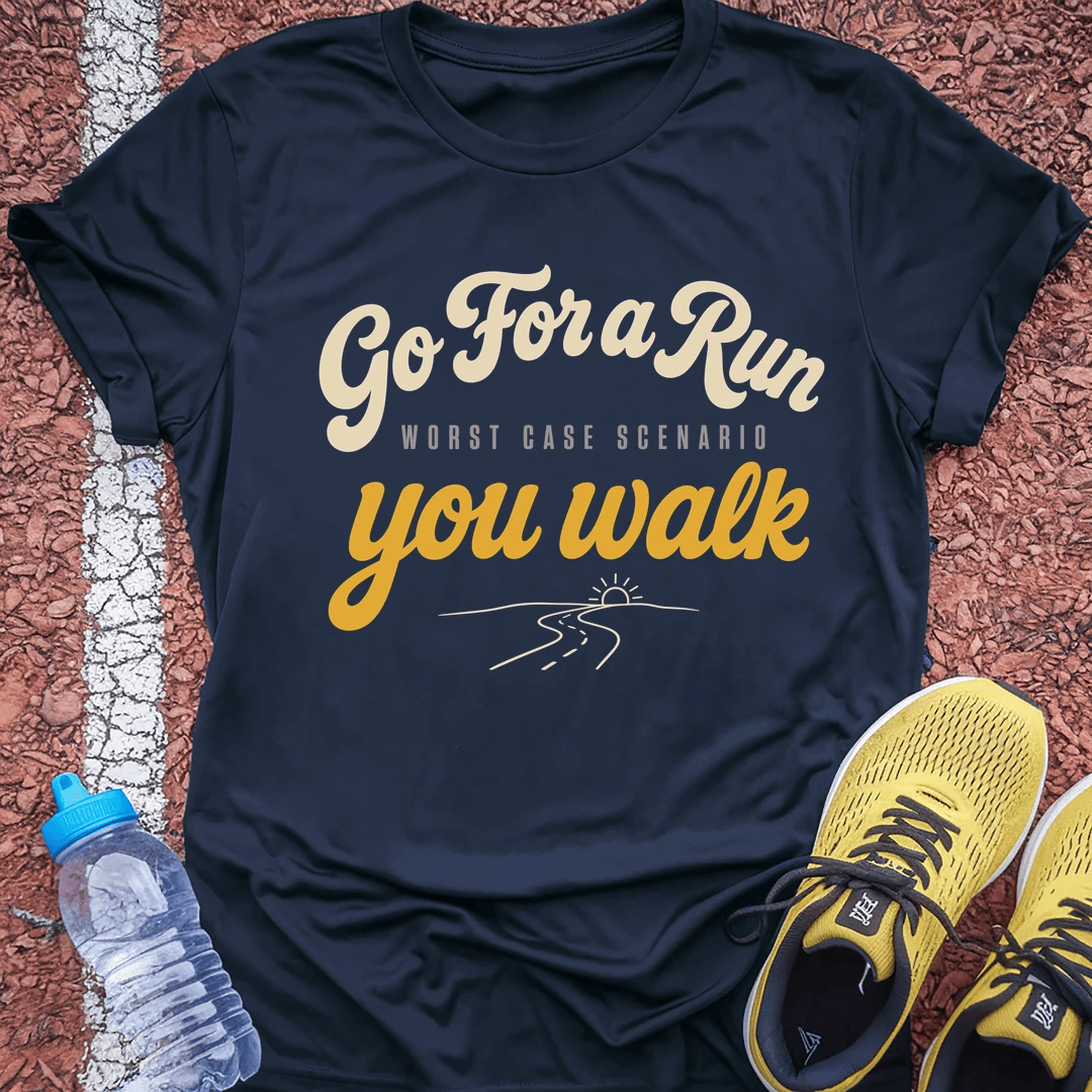 You Walk T-Shirt - Navy
