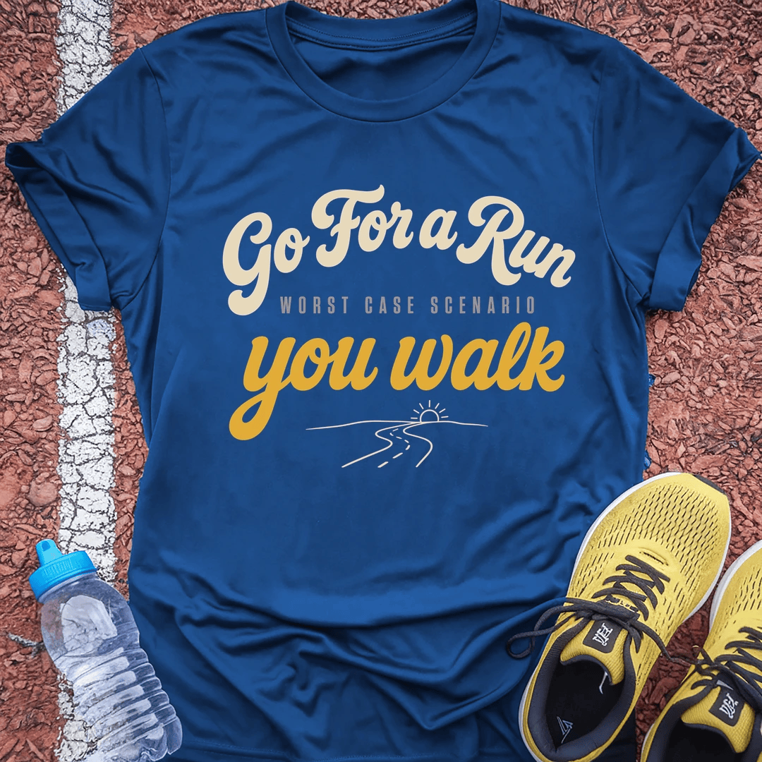 You Walk T-Shirt - Royal Blue