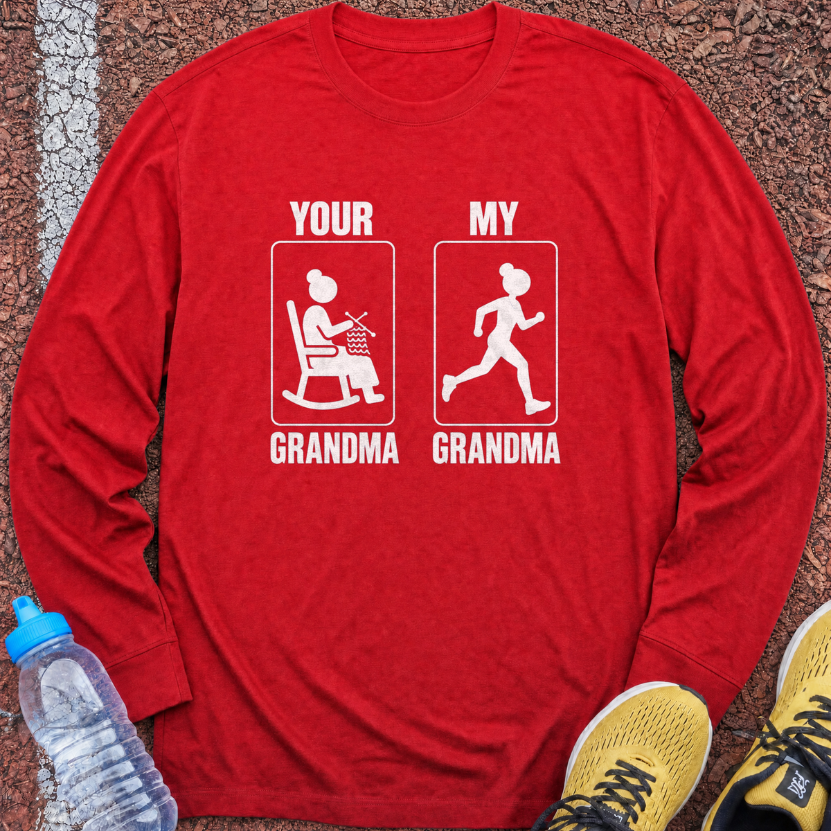 Your Grandma My Grandma Long Sleeve - Red