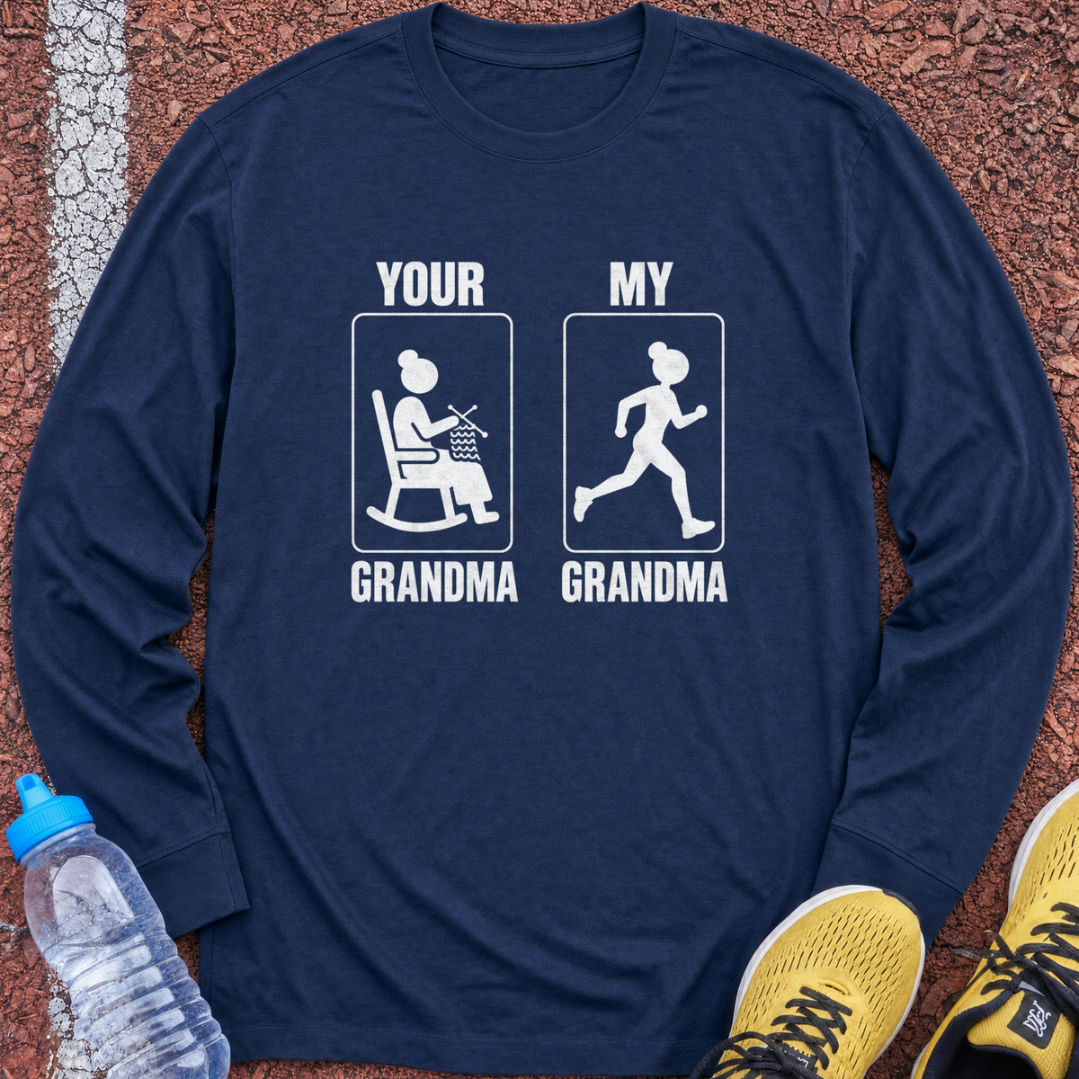 Your Grandma My Grandma Long Sleeve - Navy
