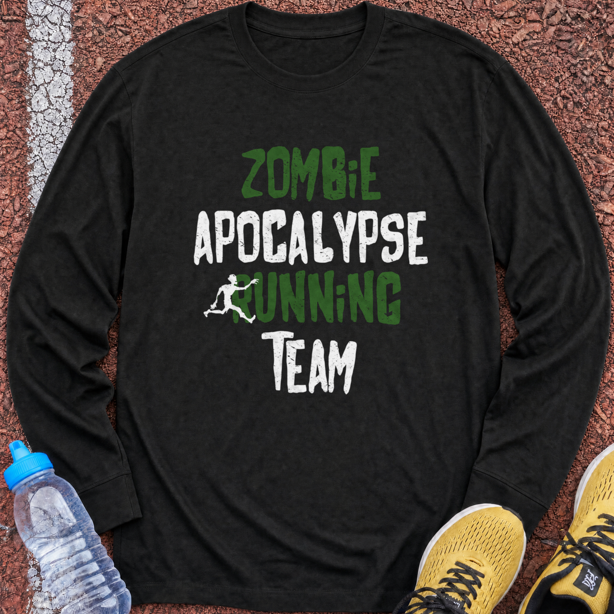 Zombie Apocalypse Long Sleeve - Black